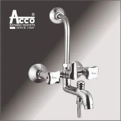 Acco Delta Chrome Plated Telephonic Bend Wall Mixer
