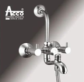Acco Rider Chrome Plated Telephonic Bend Wall Mixer