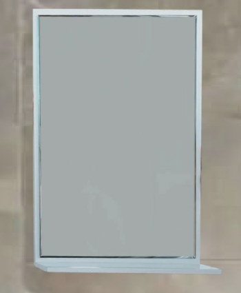 Rectangular Mirror with Shelf