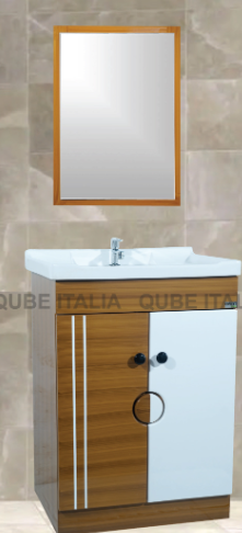 Floor Standing Wood/White Cabinet