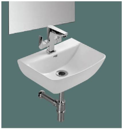 Curved Square Wall-Mounted Basin (Multi-Size)
