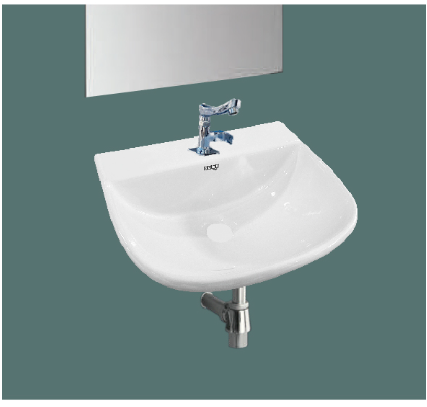 Compact Semi-Circular Wall-Mounted Basin