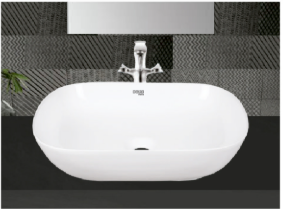 Soft Oval Vessel Basin