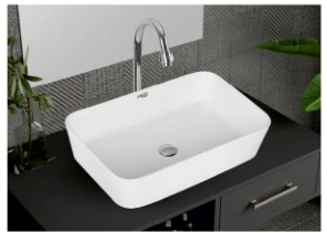 Wide Rectangular Vessel Basin