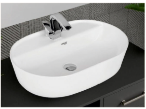 Rectangular Vessel Basin with Rounded Corners