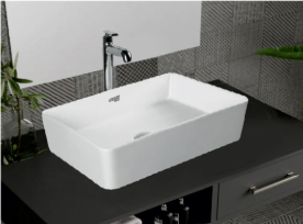 Wide Rectangular Vessel Basin