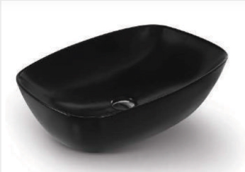 Oval Vessel Basin - Black Matt