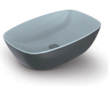 Oval Vessel Basin - Cemento & Polvere