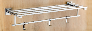 towel rack with hooks - qb 401