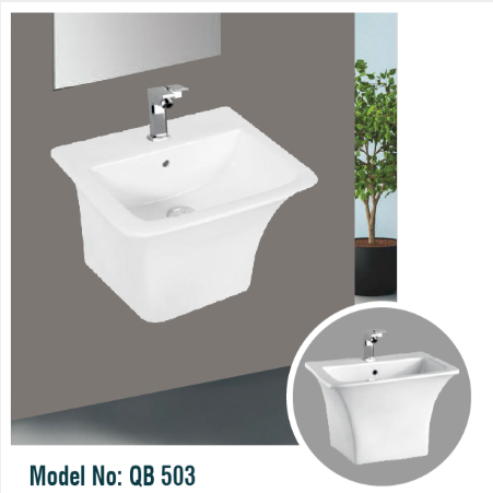 Large Flared Wall-Hung Basin