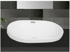 Large Oval Vessel Basin